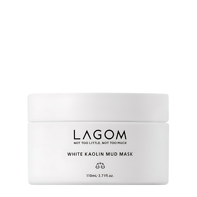 Bestkoreanskincares WASH-OFF MASK White Kaolin Mud Mask LAGOM