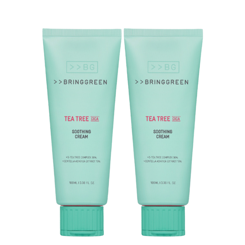 Bestkoreanskincares CREAM Tea Tree Soothing CICA Cream Value Set BRING GREEN