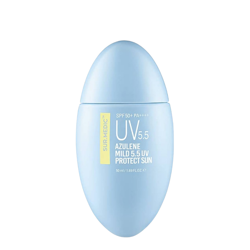 Bestkoreanskincares SUN ESSENCE Azulene Mild 5.5 UV Protect Sun SPF50+ PA++++ SUR.MEDIC+