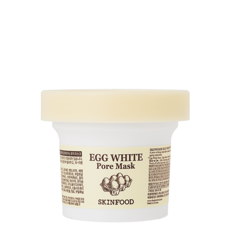 Bestkoreanskincares WASH-OFF MASK Egg White Pore Mask SKINFOOD