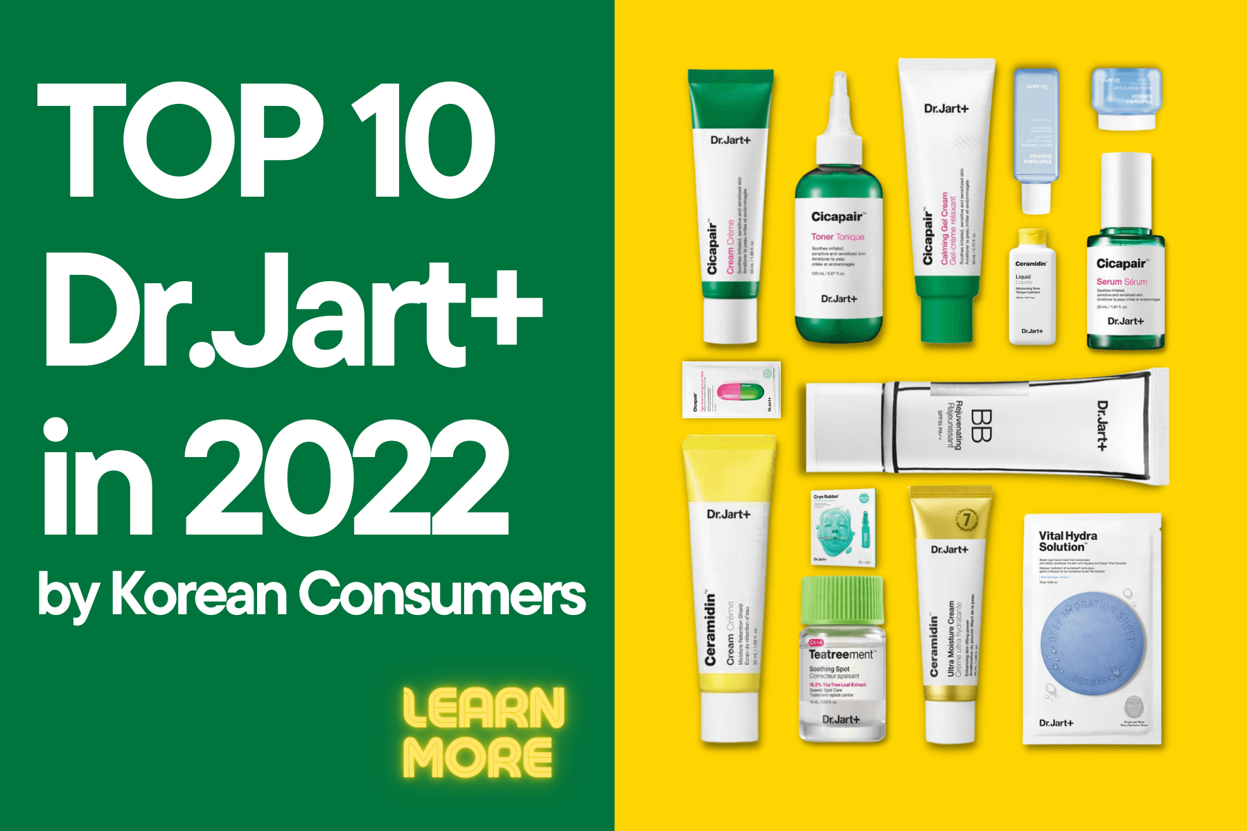 TOP 10 Dr. Jart+ in 2022 by Korean Consumers - Bestkoreanskincares