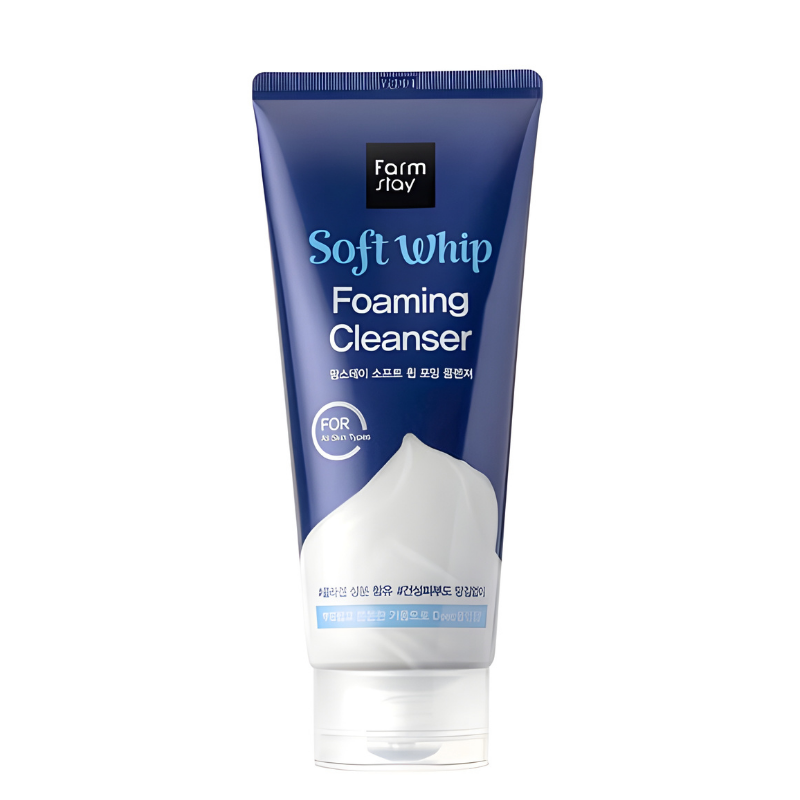 Bestkoreanskincares CLEANSING FOAM Soft Whip Foaming Cleanser Farm Stay