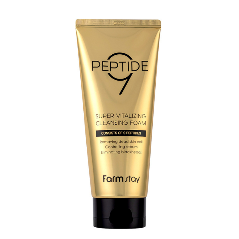 Bestkoreanskincares CLEANSING FOAM Peptide 9 Super Vitalizing Cleansing Foam Farm Stay