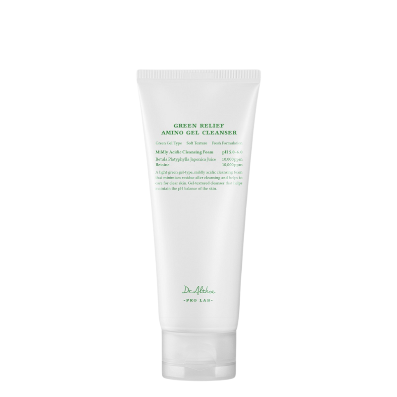 Bestkoreanskincares CLEANSING GEL Green Relief Amino Gel Cleanser Dr.Althea