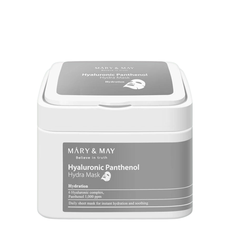 Bestkoreanskincares SHEET MASK Hyaluronic Panthenol Hydra Mask (30 masks) MARY&MAY