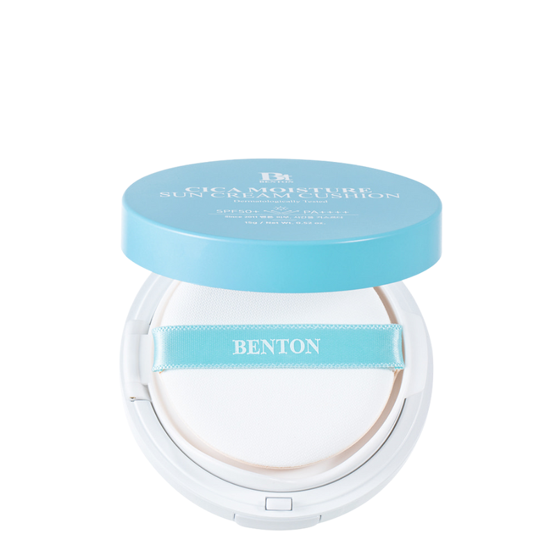 Bestkoreanskincares SUN CUSHION Cica Moisture Sun Cream Cushion SPF50+ PA++++ Benton