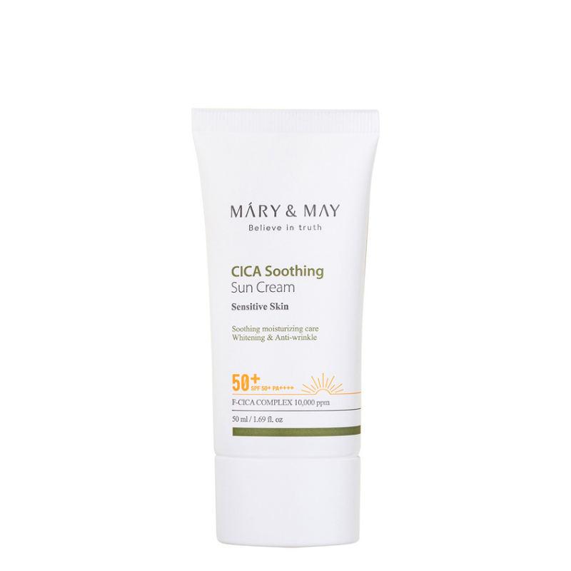 Bestkoreanskincares SUN CREAM Cica Soothing Sun Cream 50+ PA++++ MARY&MAY