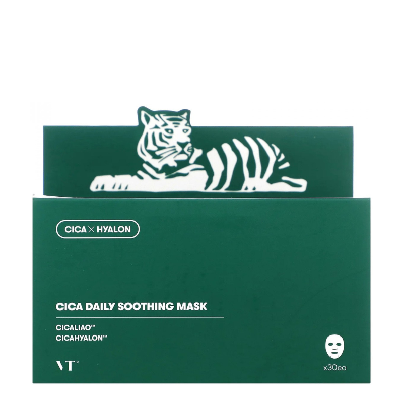 Bestkoreanskincares SHEET MASK Cica Daily Soothing Mask (30 masks) VT COSMETICS