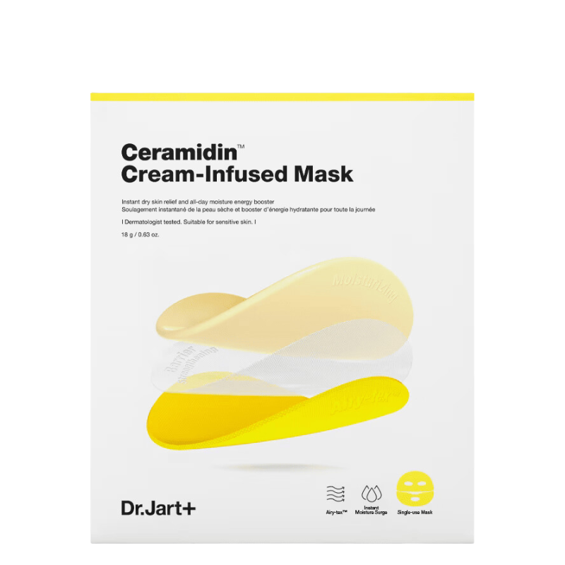 Bestkoreanskincares SHEET MASK Ceramidin Cream-Infused Mask Set (5 masks) Dr.Jart+