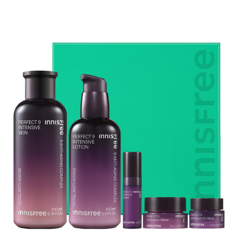 Bestkoreanskincares SET Perfect 9 Intensive Skincare Set innisfree