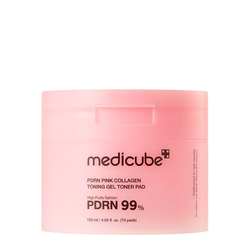 medicube PDRN Pink Collagen Toning Gel Toner Pad (70 pads)