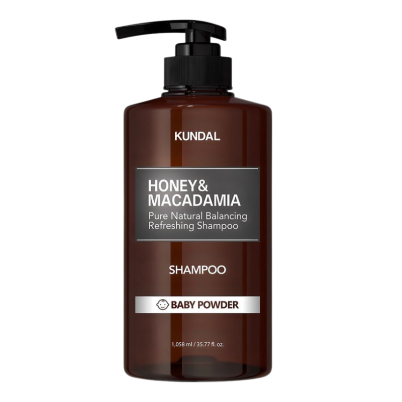 Bestkoreanskincares SHAMPOO Honey & Macadamia Pure Natural Shampoo Baby Powder Scent KUNDAL