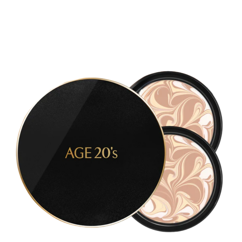 Bestkoreanskincares CUSHION Signature Essence Cover Pact Intense Cover SPF 50+ PA++++ (1 case + 2 refills) AGE20's