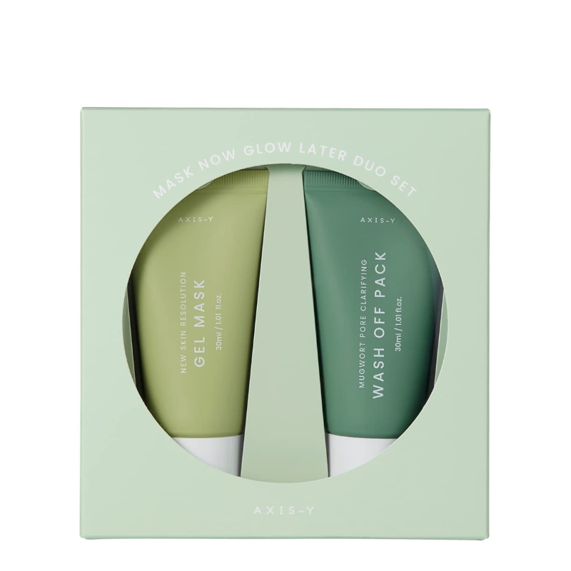 Bestkoreanskincares SET Mask Now Glow Later Duo Set (30ml + 30ml) AXIS-Y
