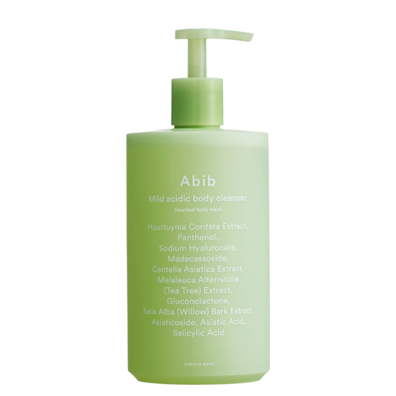 Bestkoreanskincares BODY WASH Mild Acidic Body Cleanser Heartleaf Body Wash Abib