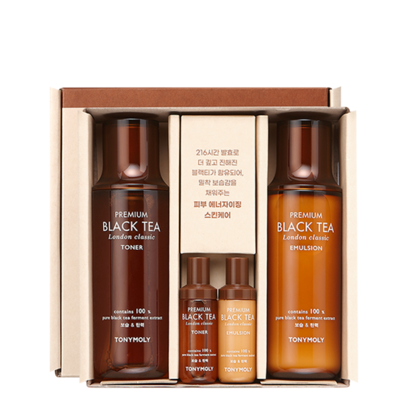 Bestkoreanskincares SET The Black Tea London Classic Duo Set TONYMOLY