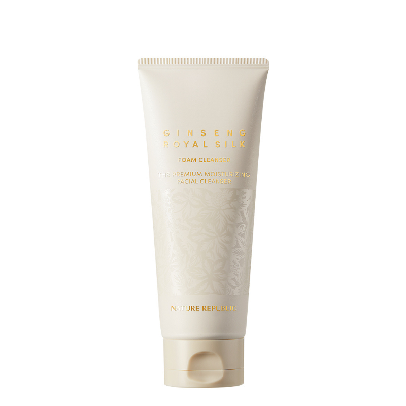 Bestkoreanskincares Ginseng Royal Silk Foam Cleanser NATURE REPUBLIC