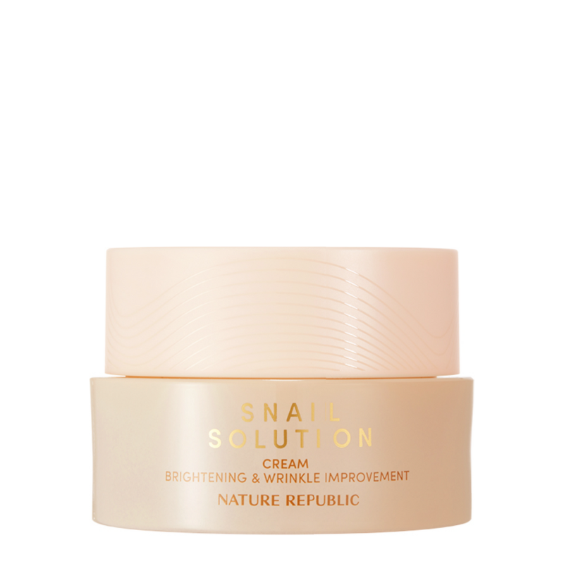 Bestkoreanskincares CREAM Snail Solution Cream NATURE REPUBLIC
