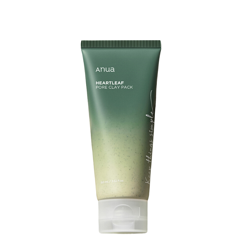 Bestkoreanskincares WASH-OFF MASK Heartleaf Pore Clay Pack Anua