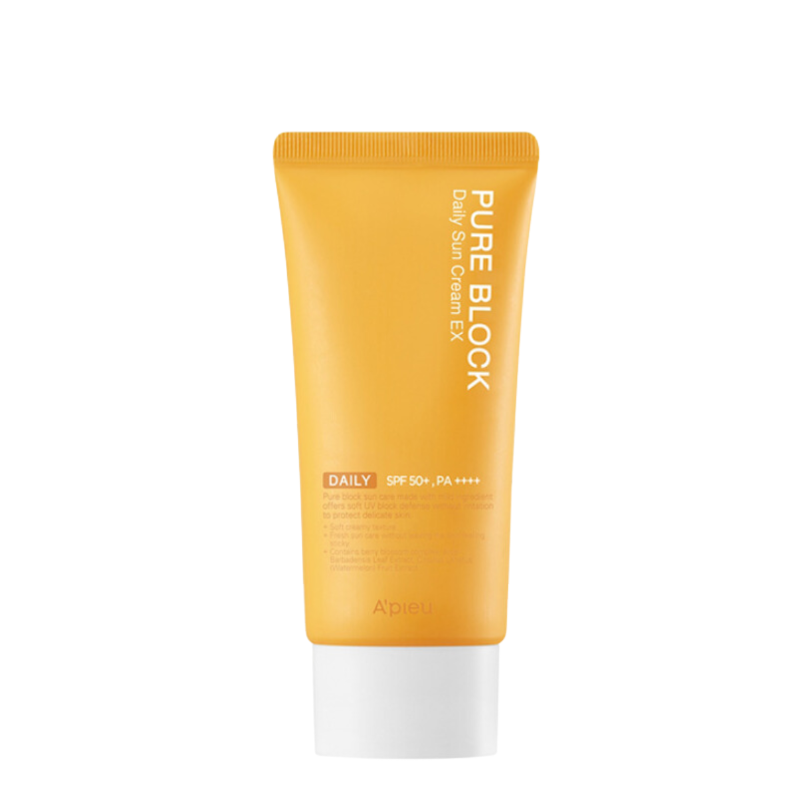 Bestkoreanskincares SUN CREAM Pure Block Daily Sun Cream SPF45 PA+++ A'PIEU
