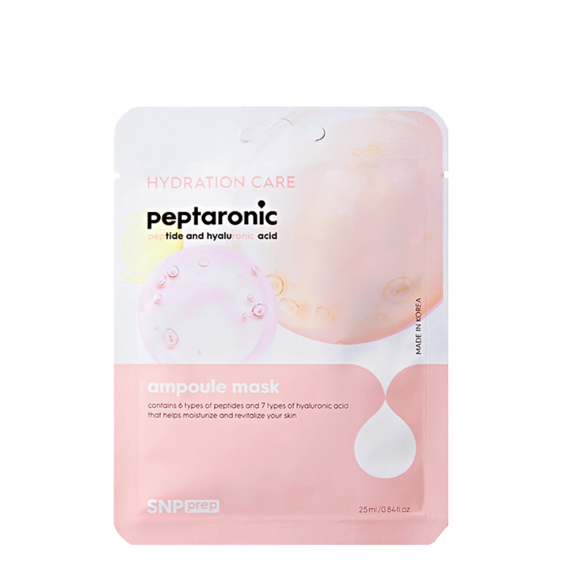 Bestkoreanskincares SHEET MASK Prep Peptaronic Ampoule Mask Set (10 masks) SNP