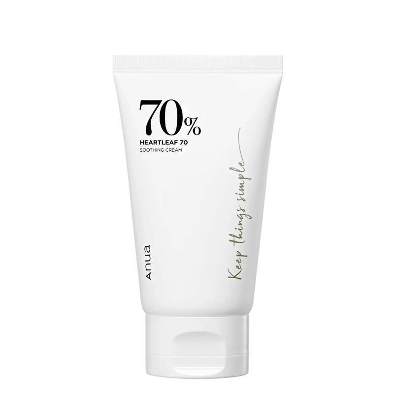 Bestkoreanskincares CREAM Heartleaf 70% Soothing Cream Anua