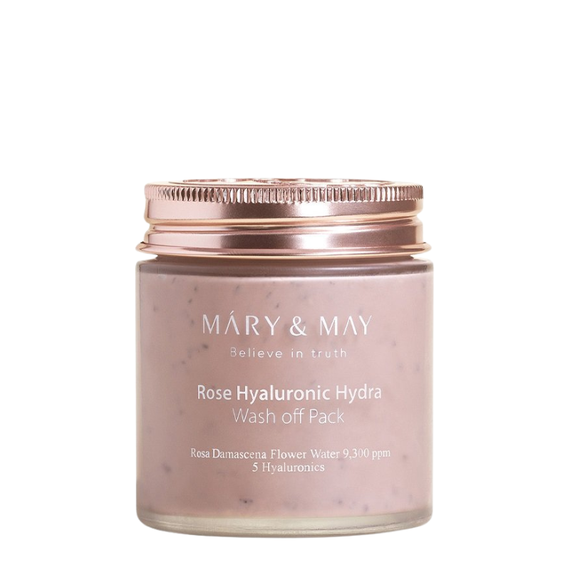 Bestkoreanskincares WASH-OFF MASK Rose Hyaluronic Hydra Wash Off Mask Pack MARY&MAY
