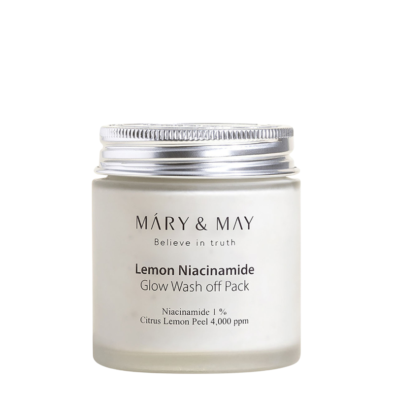 Bestkoreanskincares WASH-OFF MASK Lemon Niacinamide Glow Wash Off Mask Pack MARY&MAY