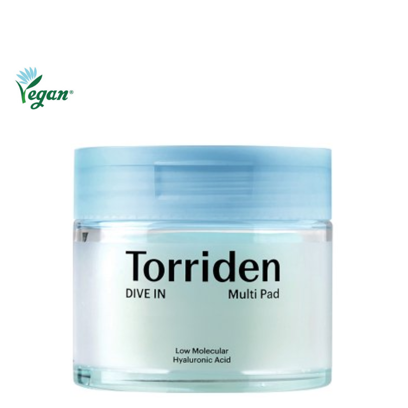 Bestkoreanskincares TONER PAD DIVE-IN Low Molecular Hyaluronic Acid Multi Pads Torriden