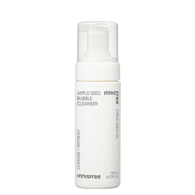 Bestkoreanskincares CLEANSING FOAM Apple Seed Bubble Cleanser innisfree