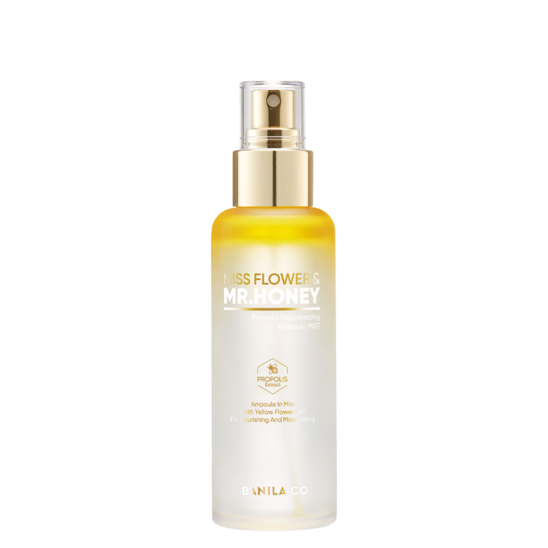 Bestkoreanskincares MIST Miss Flower & Mr.Honey Propolis Rejuvenating Ampoule Mist BANILA CO