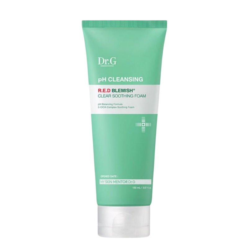 Bestkoreanskincares CLEANSING FOAM pH Cleansing R.E.D Blemish Clear Soothing Foam Dr.G