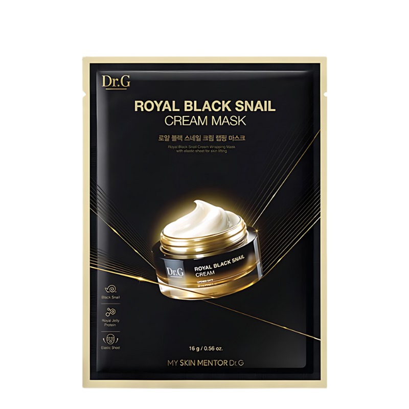 Bestkoreanskincares SHEET MASK Royal Black Snail Cream Mask Set (5 masks) Dr.G