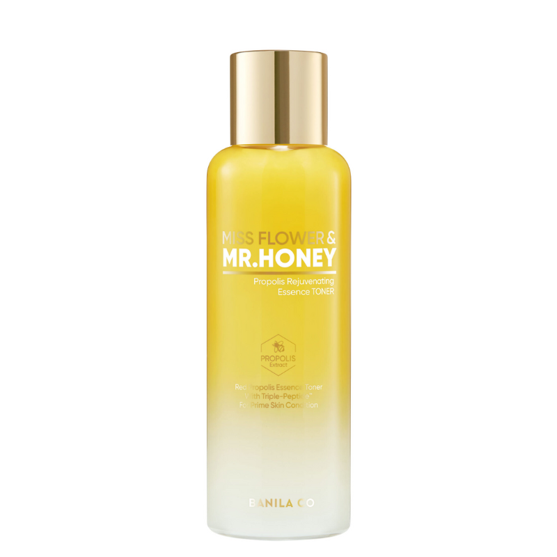 Bestkoreanskincares TONER Miss Flower & Mr.Honey Propolis Rejuvenating Essence Toner BANILA CO