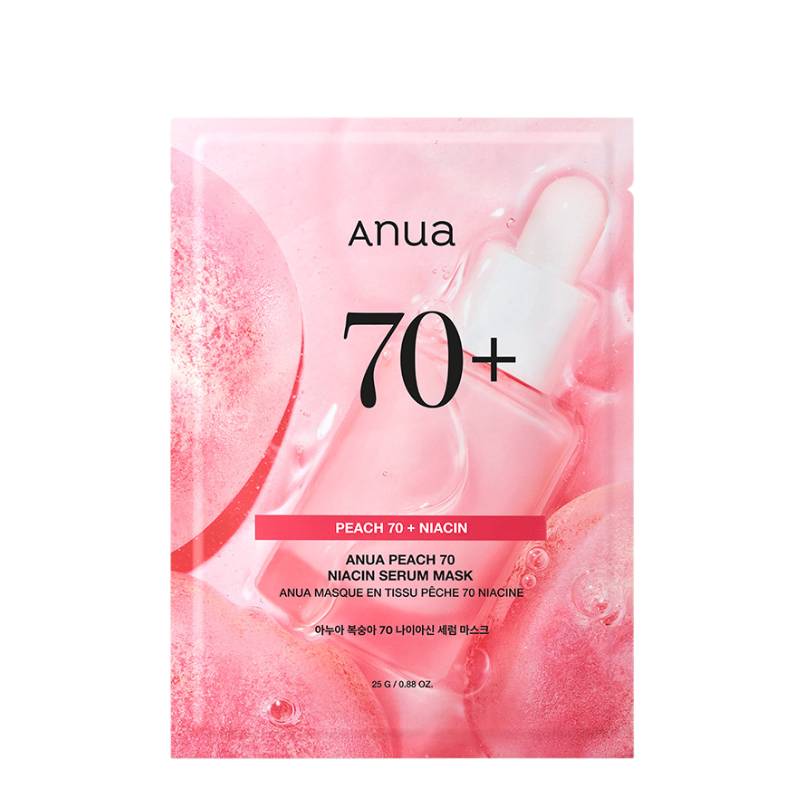 Bestkoreanskincares SHEET MASK Peach 70 Niacin Serum Mask Set (10 masks) Anua