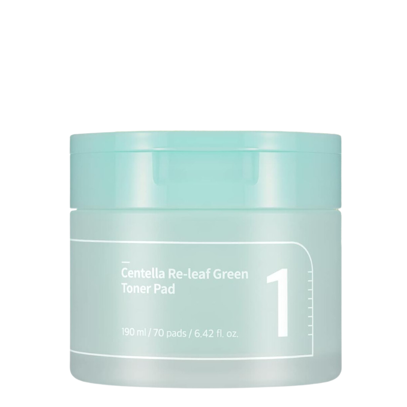 Bestkoreanskincares TONER PAD No.1 Centella Re-Leaf Green Toner Pad numbuzin