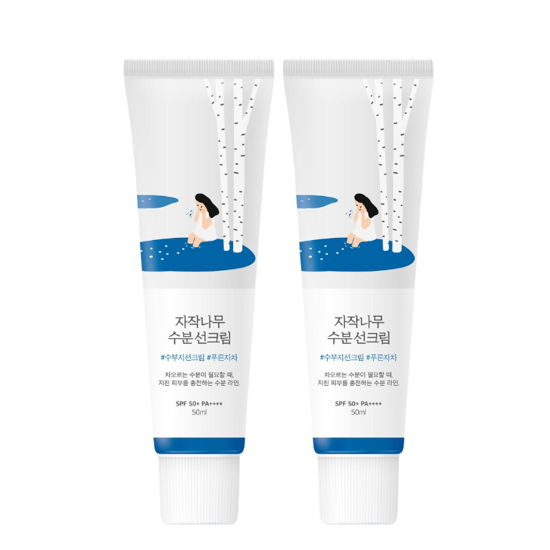 Bestkoreanskincares SUN CREAM Birch Moisturizing Sunscreen SPF 50+ PA++++ ROUND LAB