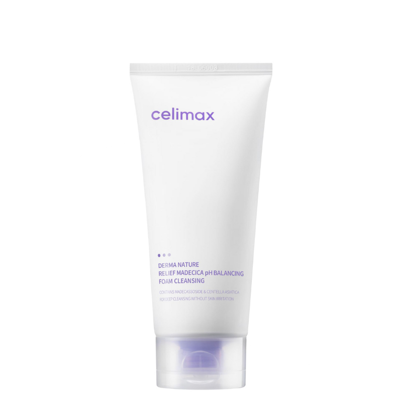 Bestkoreanskincares CLEANSING FOAM Derma Nature Relief Madecica pH Balancing Foam Cleansing celimax