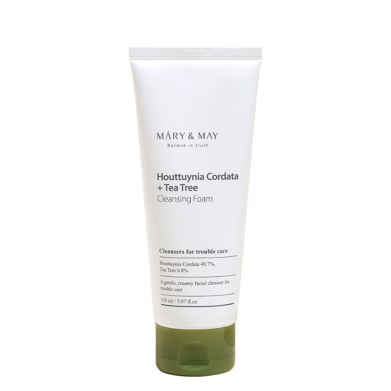 Bestkoreanskincares CLEANSING FOAM Houttuynia Cordata + Tea Tree Cleansing Foam MARY&MAY