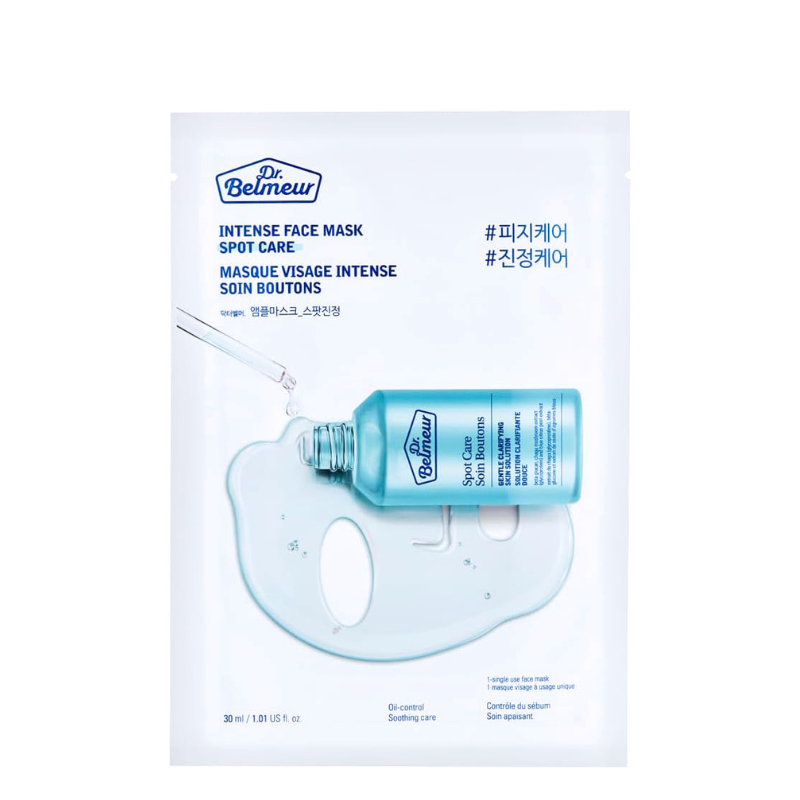 Bestkoreanskincares SHEET MASK Intense Face Mask Spot Care Set (10 masks) Dr. Belmeur