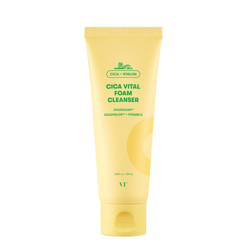 Bestkoreanskincares CLEANSING FOAM Cica Vital Foam Cleanser VT COSMETICS