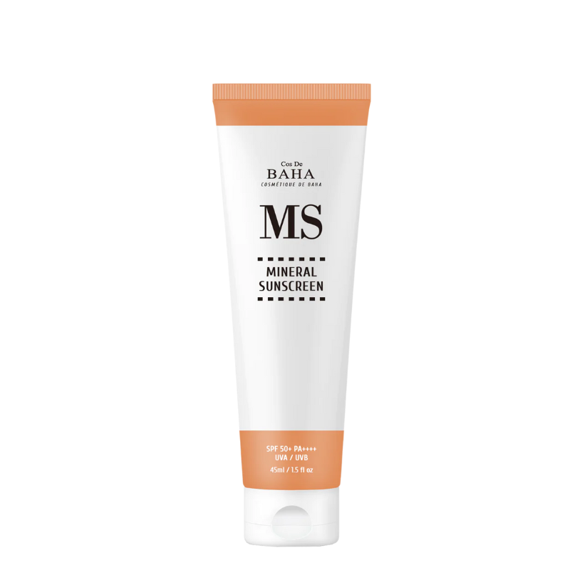 Bestkoreanskincares SUN CREAM MS Mineral Sunscreen SPF 50+ PA++++ Cos De BAHA