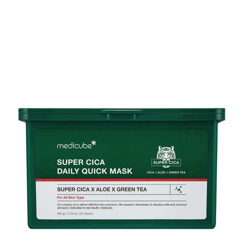 Bestkoreanskincares SHEET MASK Super Cica Daily Quick Mask (30 masks) medicube