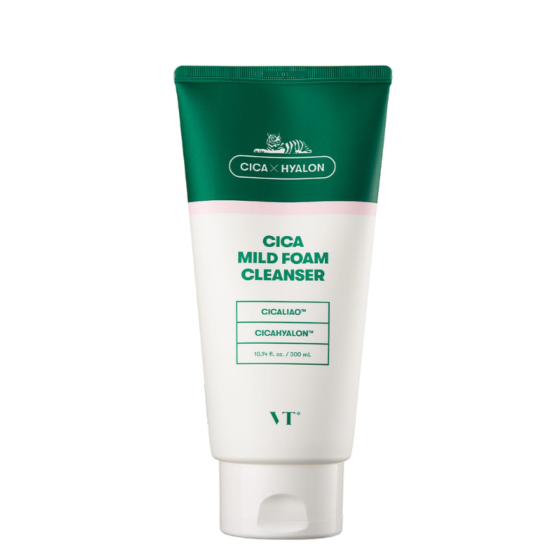 Bestkoreanskincares CLEANSING FOAM Cica Mild Foam Cleanser VT COSMETICS