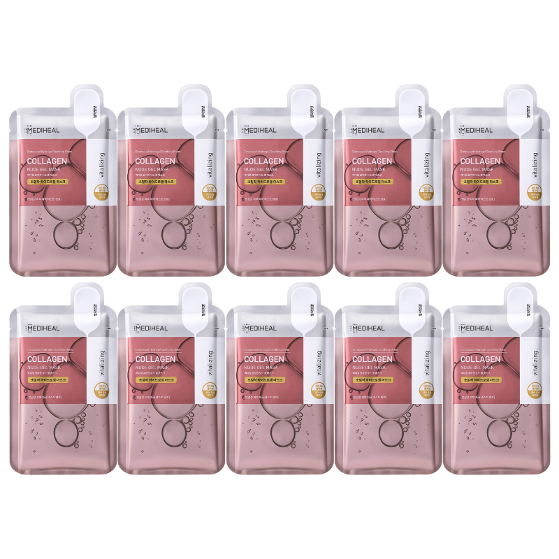 Bestkoreanskincares SHEET MASK Collagen Nude Gel Mask Set (10 masks) MEDIHEAL