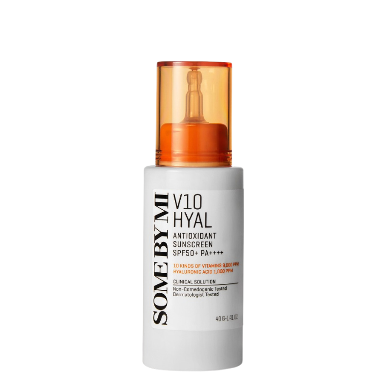 Bestkoreanskincares SUN FLUID V10 Hyal Antioxidant Sunscreen SPF50+ PA++++ SOME BY MI