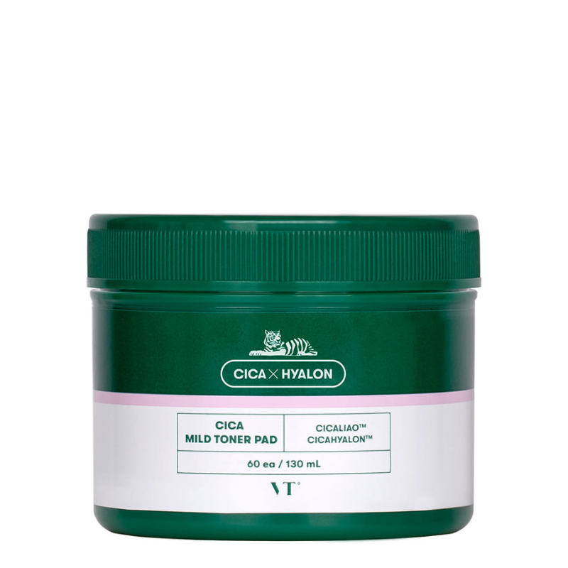 Bestkoreanskincares TONER PAD Cica Mild Toner Pad (60 pads) VT COSMETICS