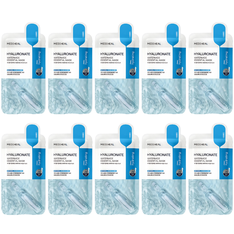 Bestkoreanskincares SHEET MASK Watermide Essential Mask Set (10 masks) MEDIHEAL
