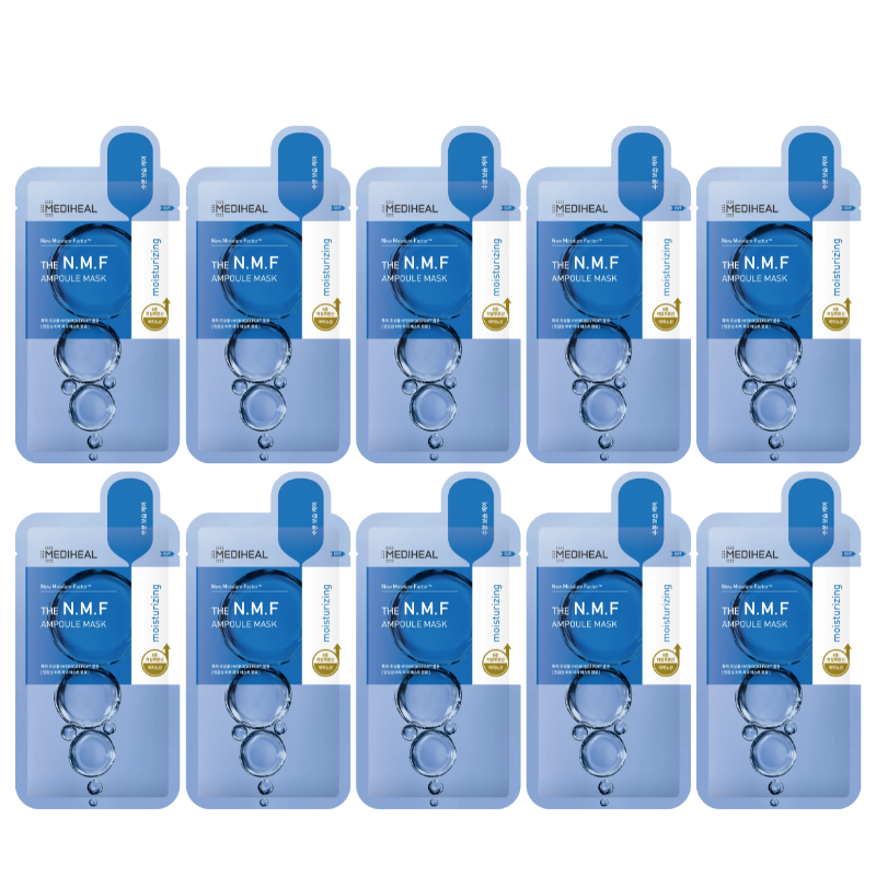 Bestkoreanskincares SHEET MASK The N.M.F Ampoule Mask Set (10 masks) MEDIHEAL