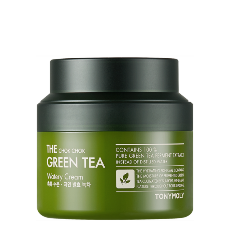 Bestkoreanskincares CREAM The Chok Chok Green Tea Watery Cream TONYMOLY